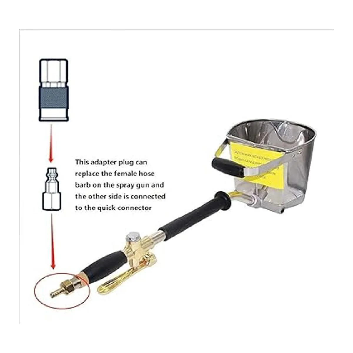 Joywayus Aerosol de tolva de textura de cemento de estuco_5