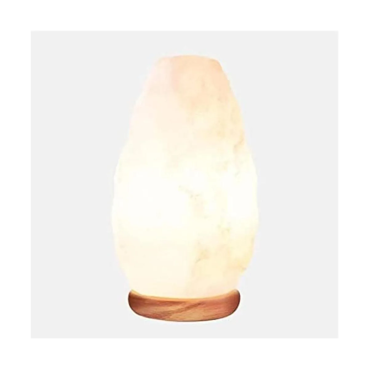 Himalayan Glow Lámpara de cristal de sal blanca luz_1