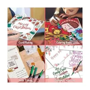 Marcadores artísticos de punta doble bolígrafos de punta_3