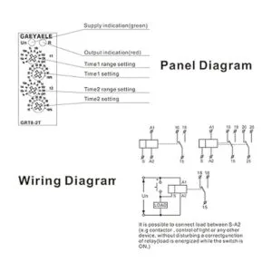 GAEYAELE GRT82T Relé de retardo doble en el temporizador_7