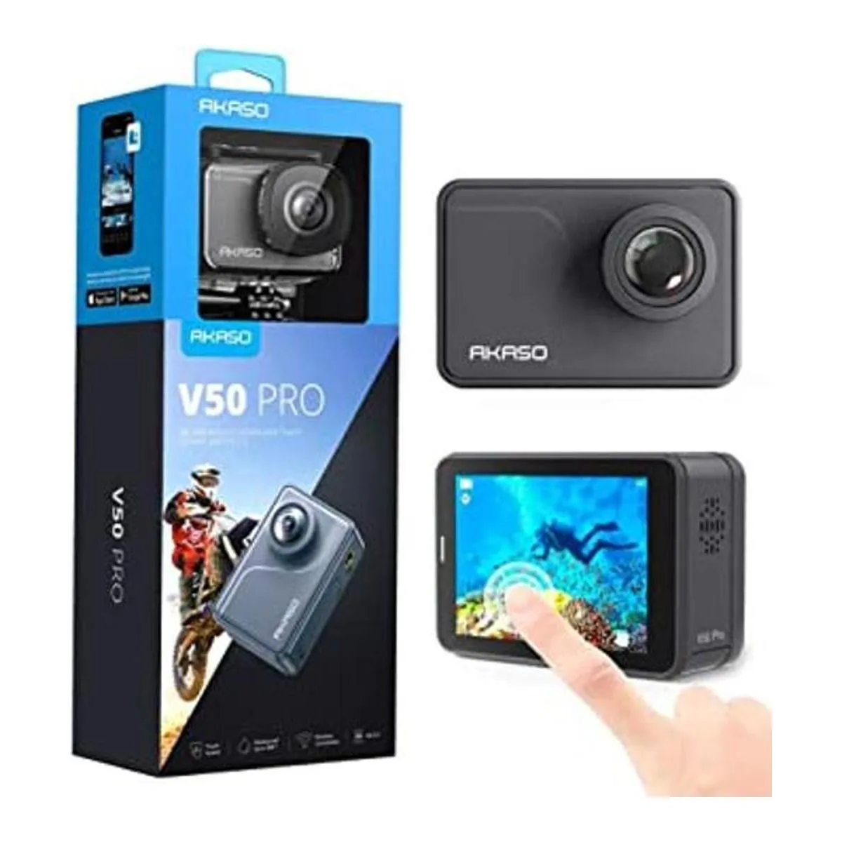 AKASO V50 Pro Native 4K30fps 20MP Cámara de acción WiFi_1