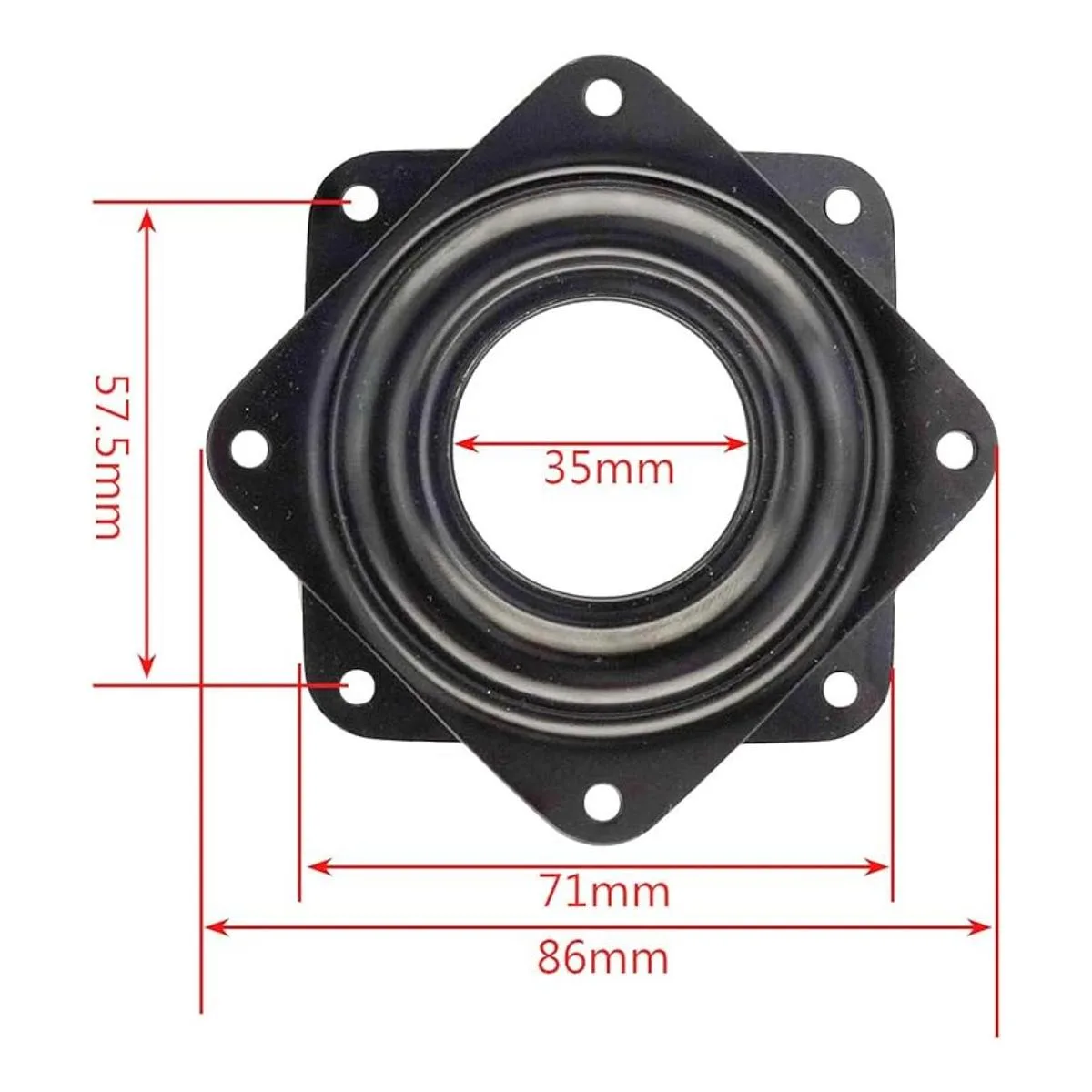 Kasteco Juego de 4 tocadiscos perezosos Susan de 28_3