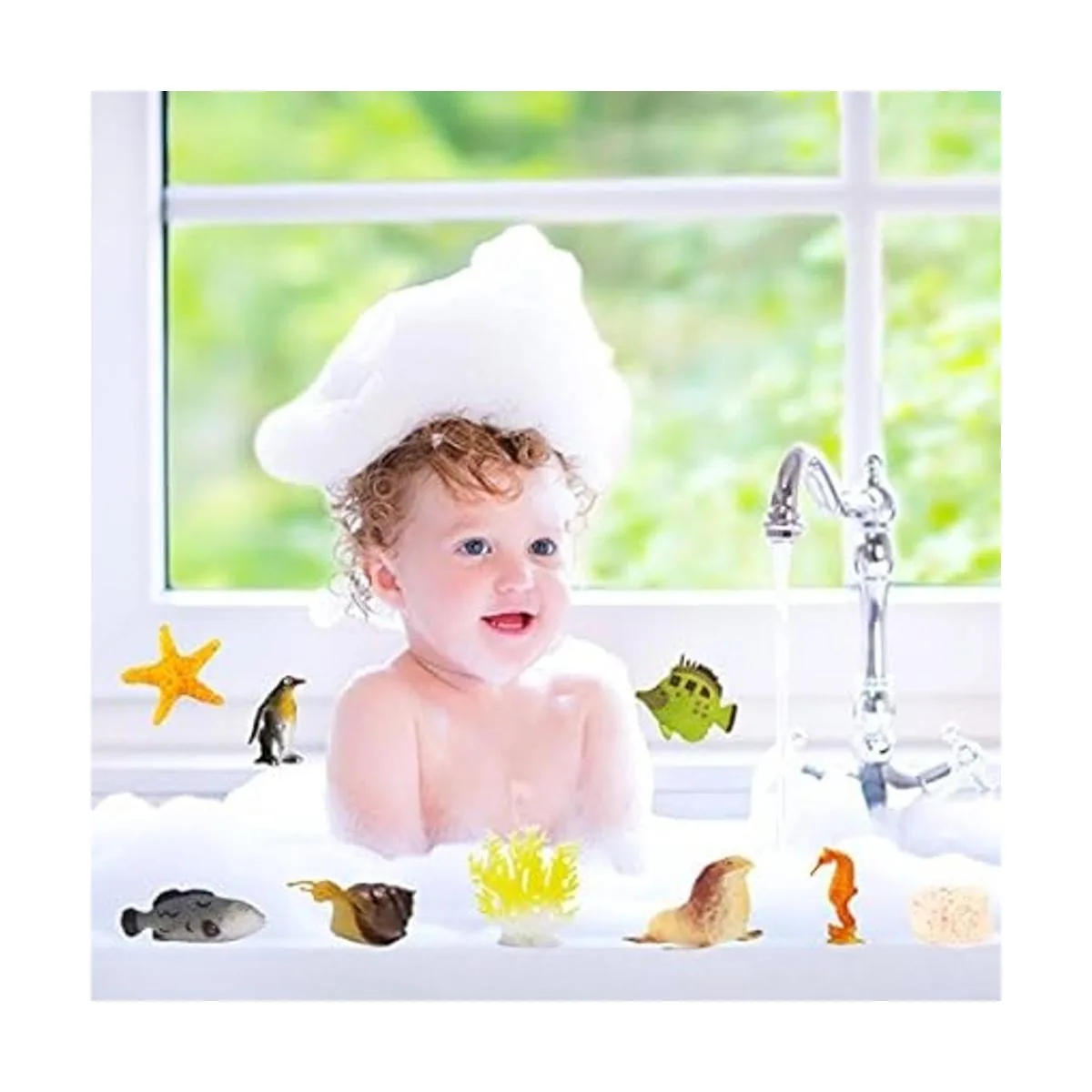 Figuras de animales marinos del océano paquete de 60 mini_6