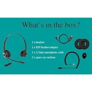 Compatible con Grandstream Snom RJ9 Auriculares con_2