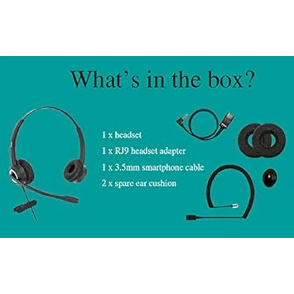 Compatible con Grandstream Snom RJ9 Auriculares con_2