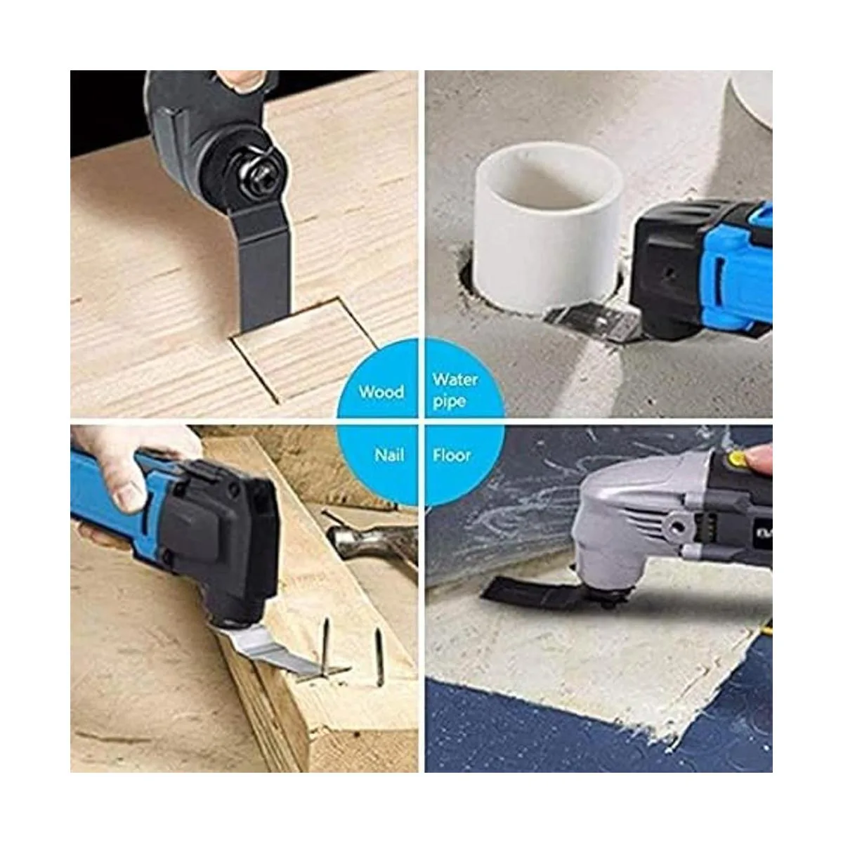 Diagtree 50 hojas de sierra oscilantes universales de_7