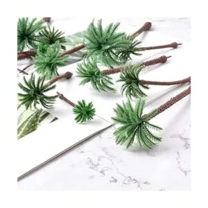 HUIANER Palmeras en miniatura árboles de plástico falsos_6