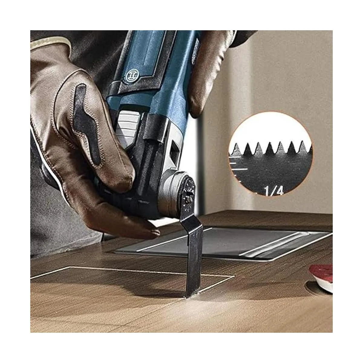 Diagtree 50 hojas de sierra oscilantes universales de_6