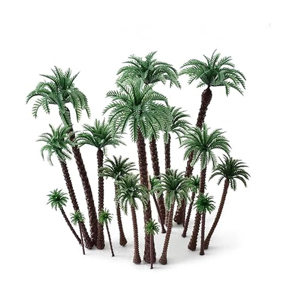 HUIANER Palmeras en miniatura árboles de plástico falsos_2