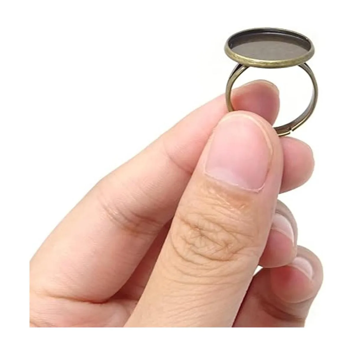 Honbay Juego de 20 anillas ajustables de 0.630 in para_5