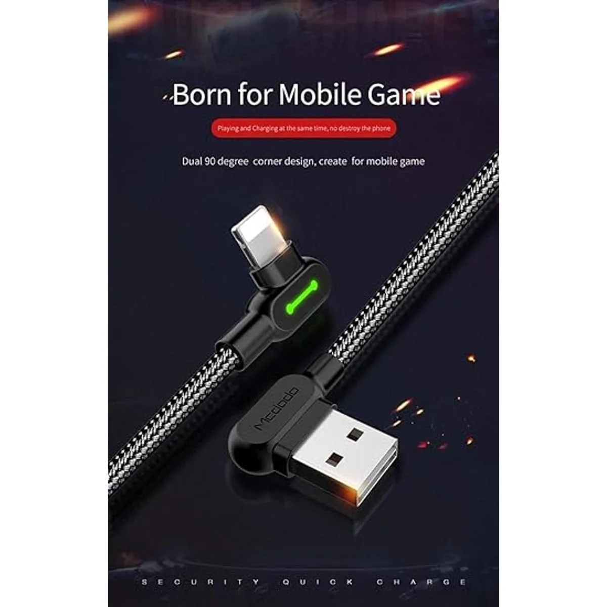 Paquete de 2 bolsa para iPhone USB de 90 grados_4