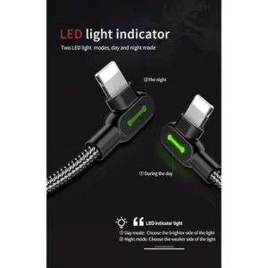 Paquete de 2 bolsa para iPhone USB de 90 grados_3