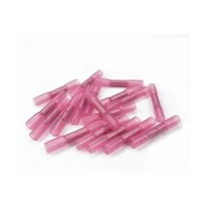50 conectores de poliolefina termorretráctiles rojos_1