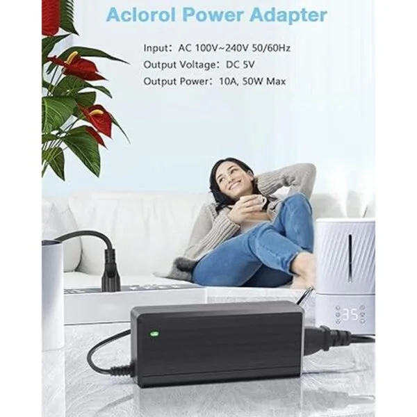 Aclorol 5V 10A 50W Fuente de Alimentación 100V240V AC a DC_2