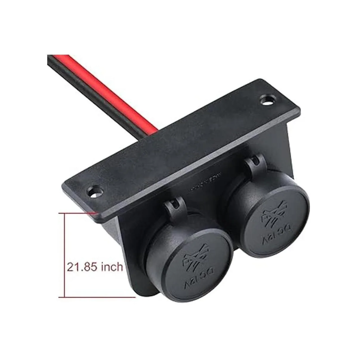 Cllena Cargador USB dual 2.1A y 2.1A voltímetro LED_6