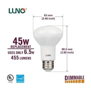 LUNO Bombilla LED regulable R20 65 W equivalente a 45_3