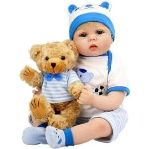 Aori Lifelike Reborn Muñecas de bebé recién nacido con_5