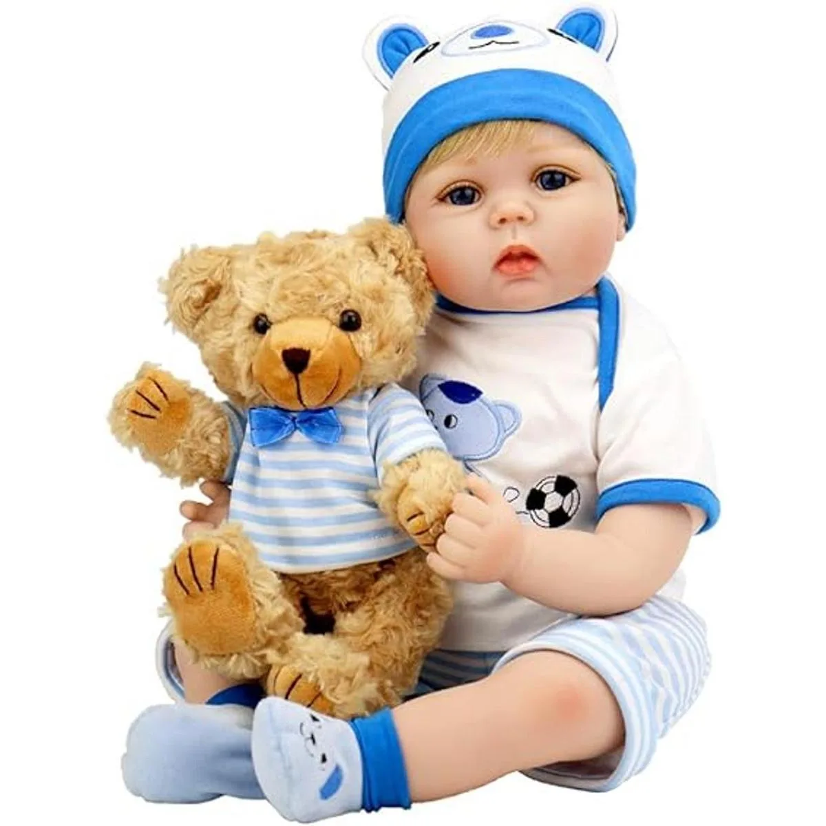 Aori Lifelike Reborn Muñecas de bebé recién nacido con_5