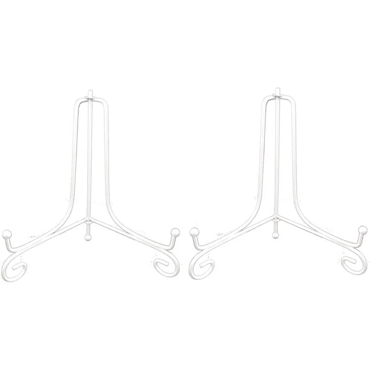 Artliving Paquete de 2 soportes de placa grande de hierro_1