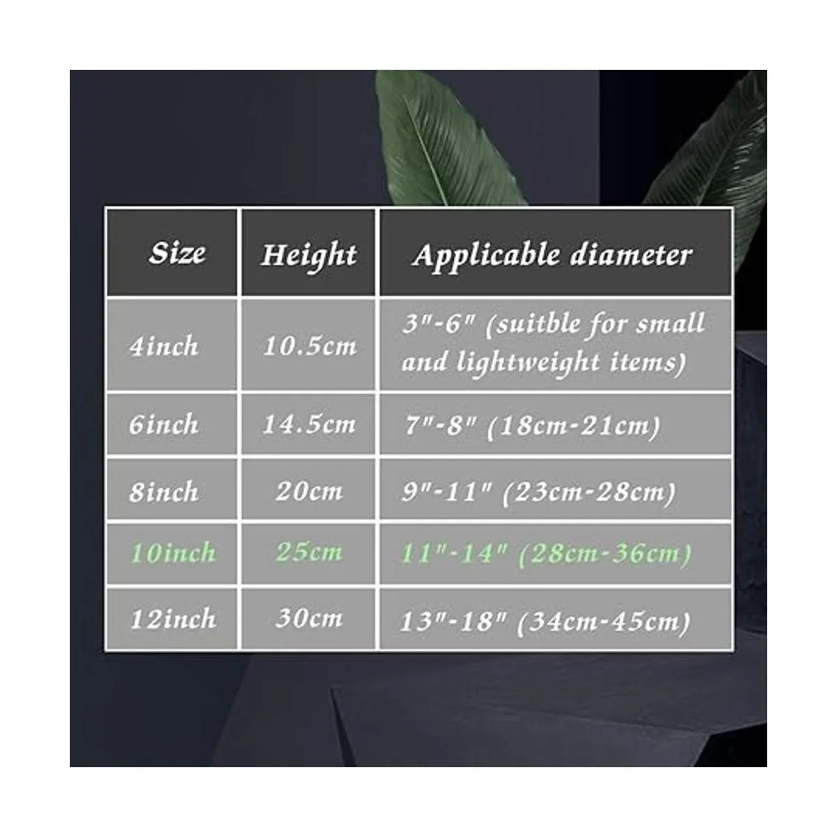 Artliving Paquete de 2 soportes de placa grande de hierro_7