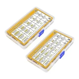 Sutemribor 420PCS M2 M3 M4 Macho Hembra Hexagonal Latón_7