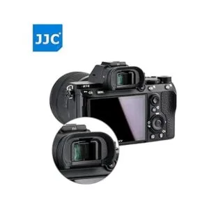 JJC Juego de 2 visores de silicona para Sony Alpha a9 a7_5