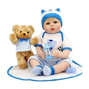 Aori Lifelike Reborn Muñecas de bebé recién nacido con_3