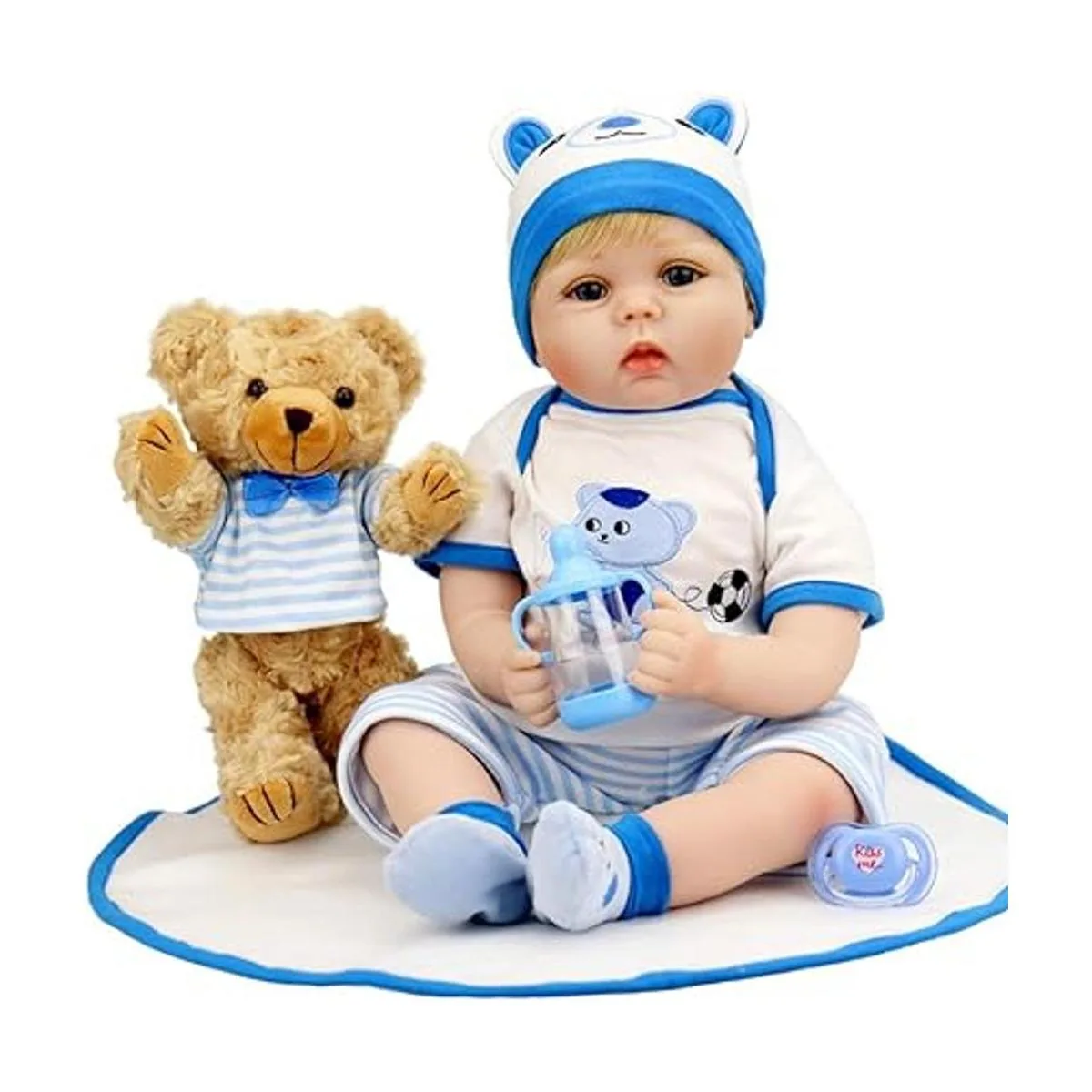 Aori Lifelike Reborn Muñecas de bebé recién nacido con_3