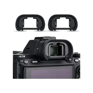 JJC Juego de 2 visores de silicona para Sony Alpha a9 a7_1