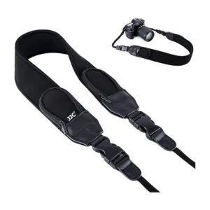 Correa de hombro acolchada suave para cámara con bolsillos_1