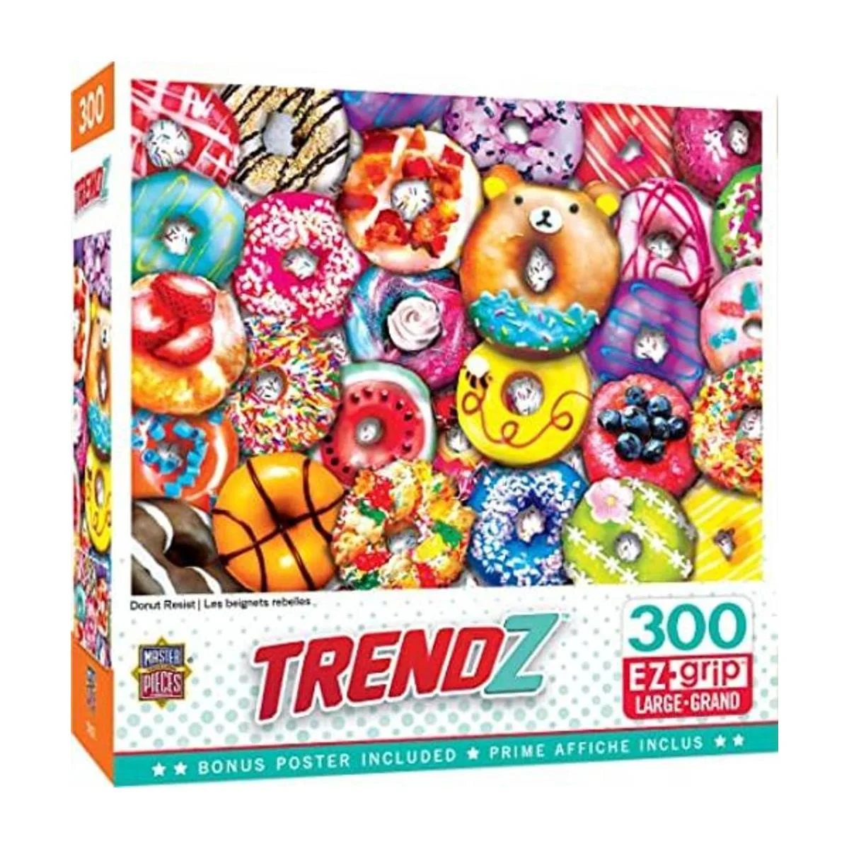 MasterPieces Rompecabezas de 300 piezas EZ Grip Rosquilla_1