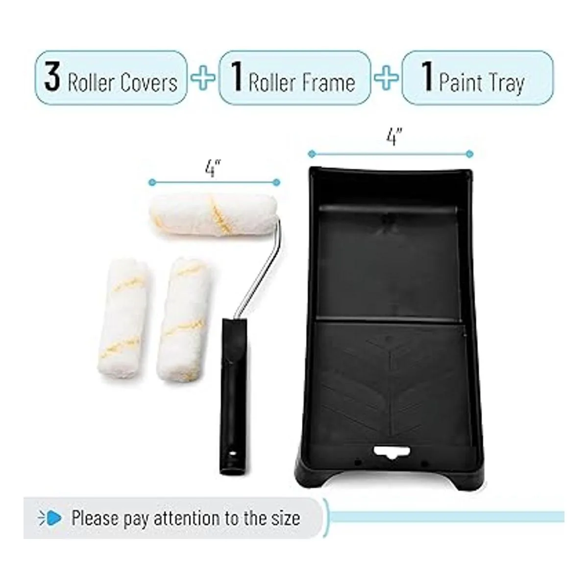 Bates Juego de bandejas de pintura rodillo de pintura de_2