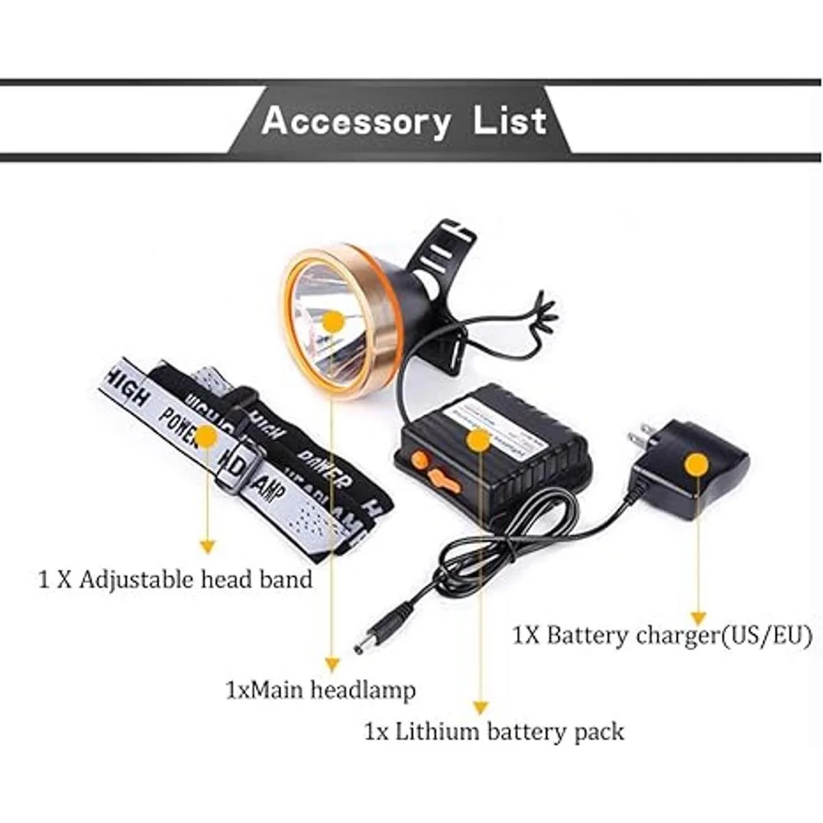 Hunting friends Foco LED recargable para faros delanteros_3