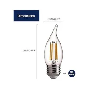 FLSNT Bombillas LED equivalentes a 60 vatios bombillas de_3