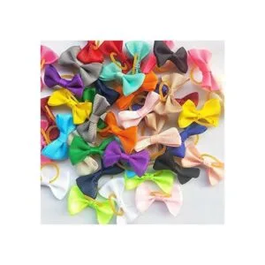 Chenkou Craft Cinta pura para el pelo de perro Yorkie con_5