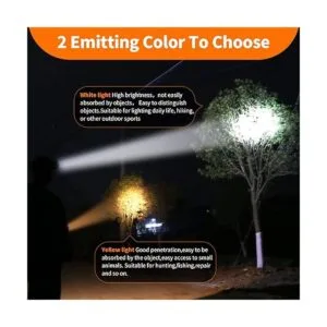 Superbright Linterna frontal LED con 2 modos de luz_4