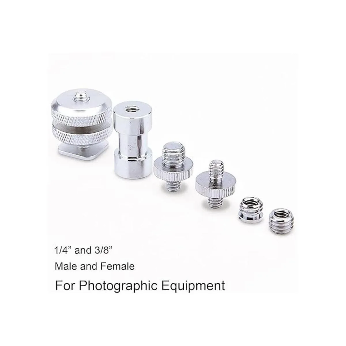 SUNMNS Juego de 27 tornillos roscados hembra macho_3