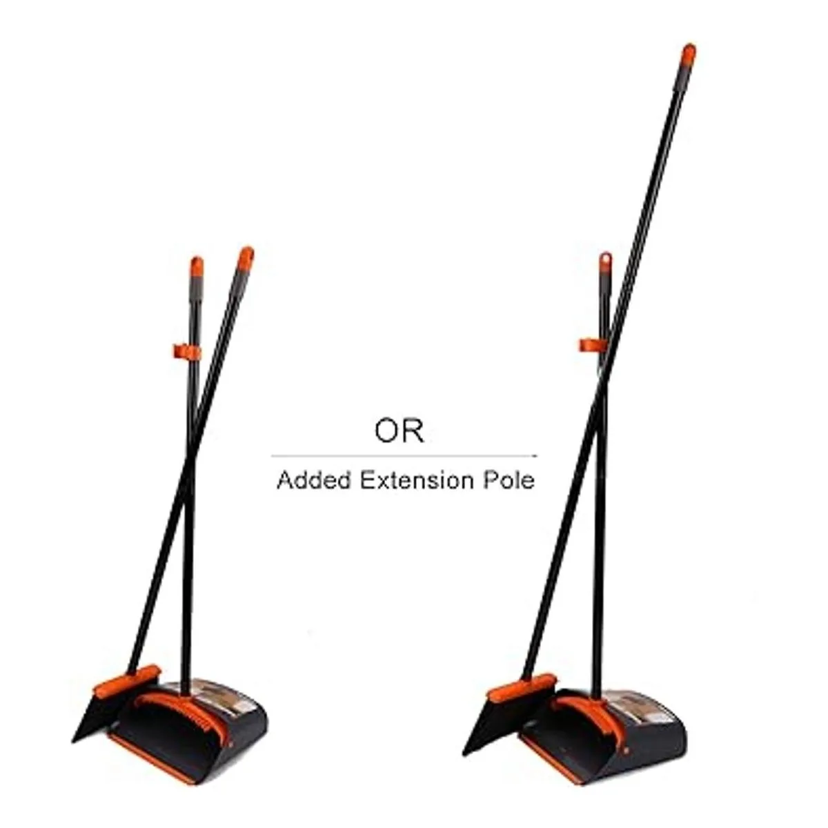 Escobilla para el polvo y escoba Combo de limpieza con_5