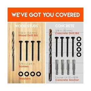 Kit de pernos de retraso para montar un televisor en_2