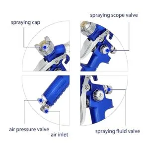 PNTGREEN HVLP Mini pulverizadora de pintura de_2
