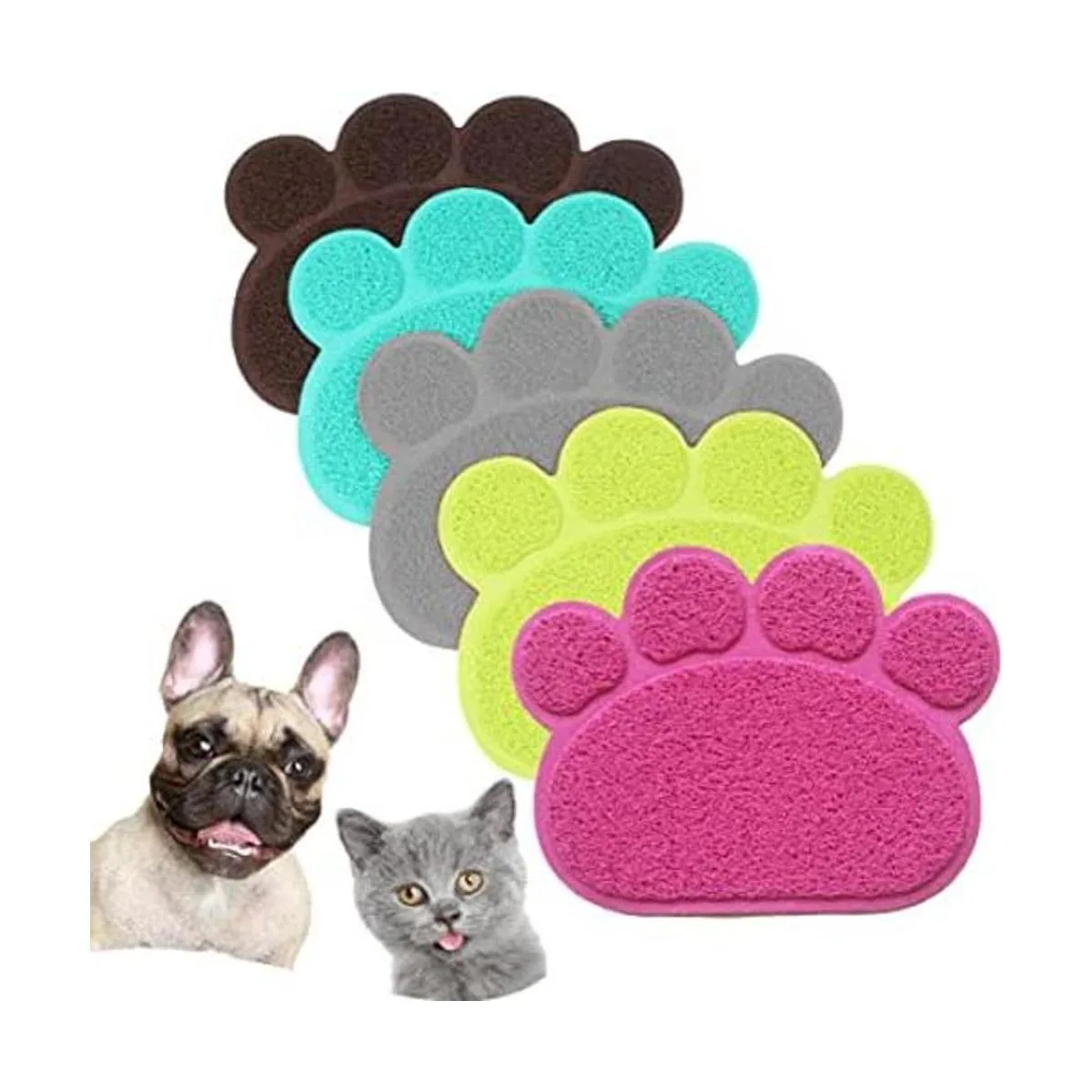 JOYJULY Mantel individual de PVC con forma de pata de_1