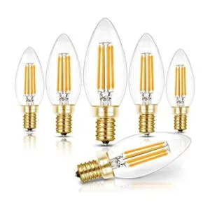 HIZASHI Bombilla LED E12 regulable equivalente a 40 W_1