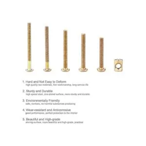 Kit de tuercas de pernos tuercas de cabeza hexagonal M6_5