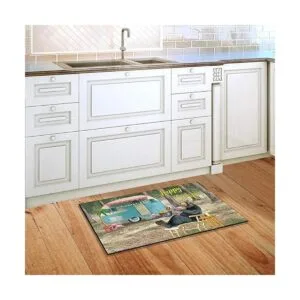 Felpudo de verano Happy Camper Bear para interiores y_3