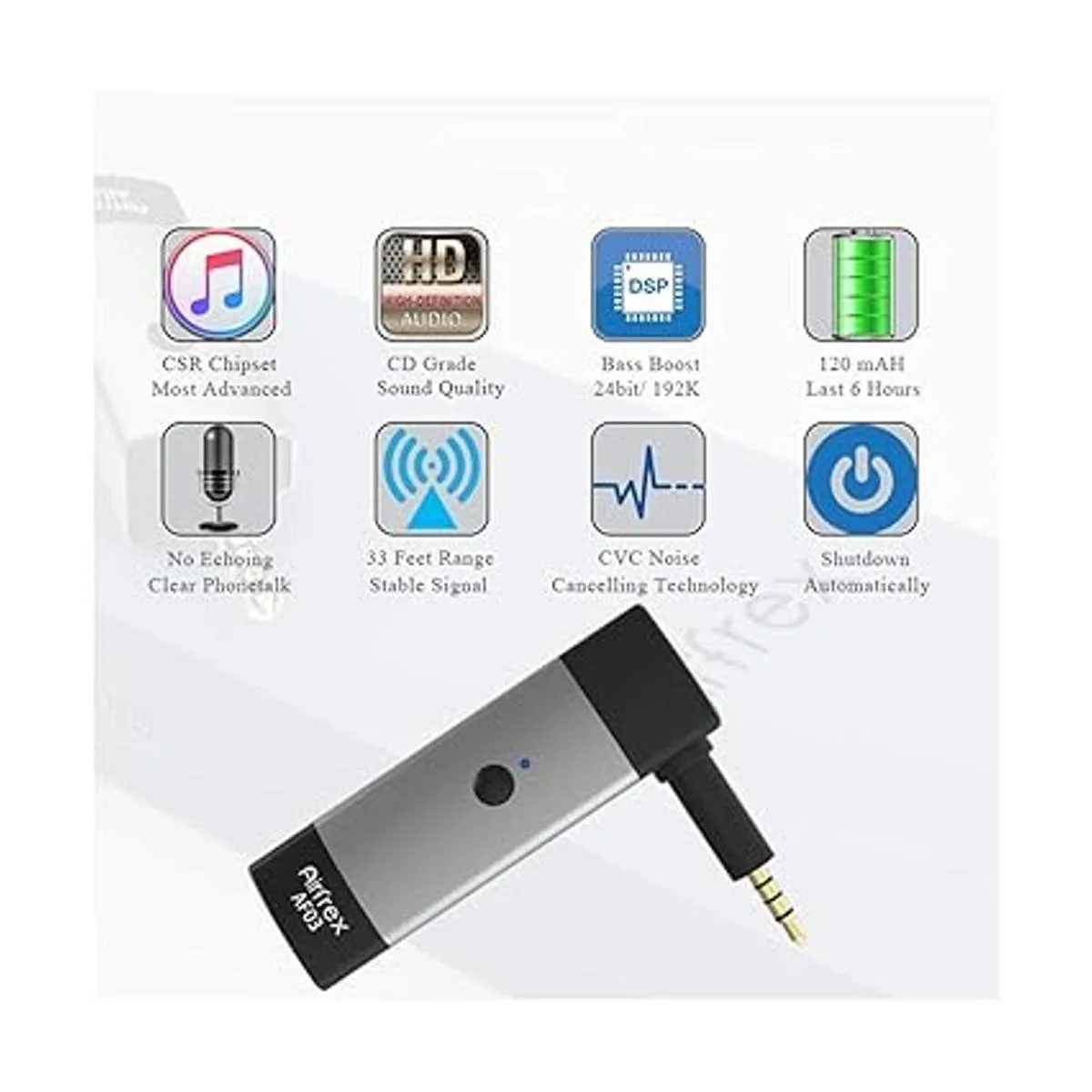 Airfrex Adaptador Bluetooth para auriculares Bose_4
