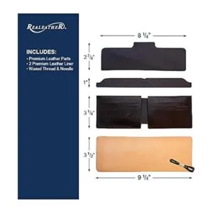 Realeather Silver Edition Kit de cartera para tarjetas de_3