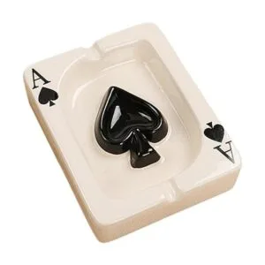 Creative Poker Cenicero de cerámica para cigarrillos_2