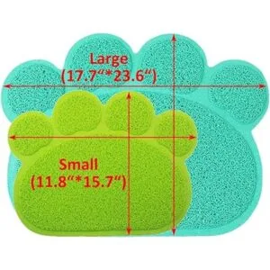 JOYJULY Mantel individual de PVC con forma de pata de_3