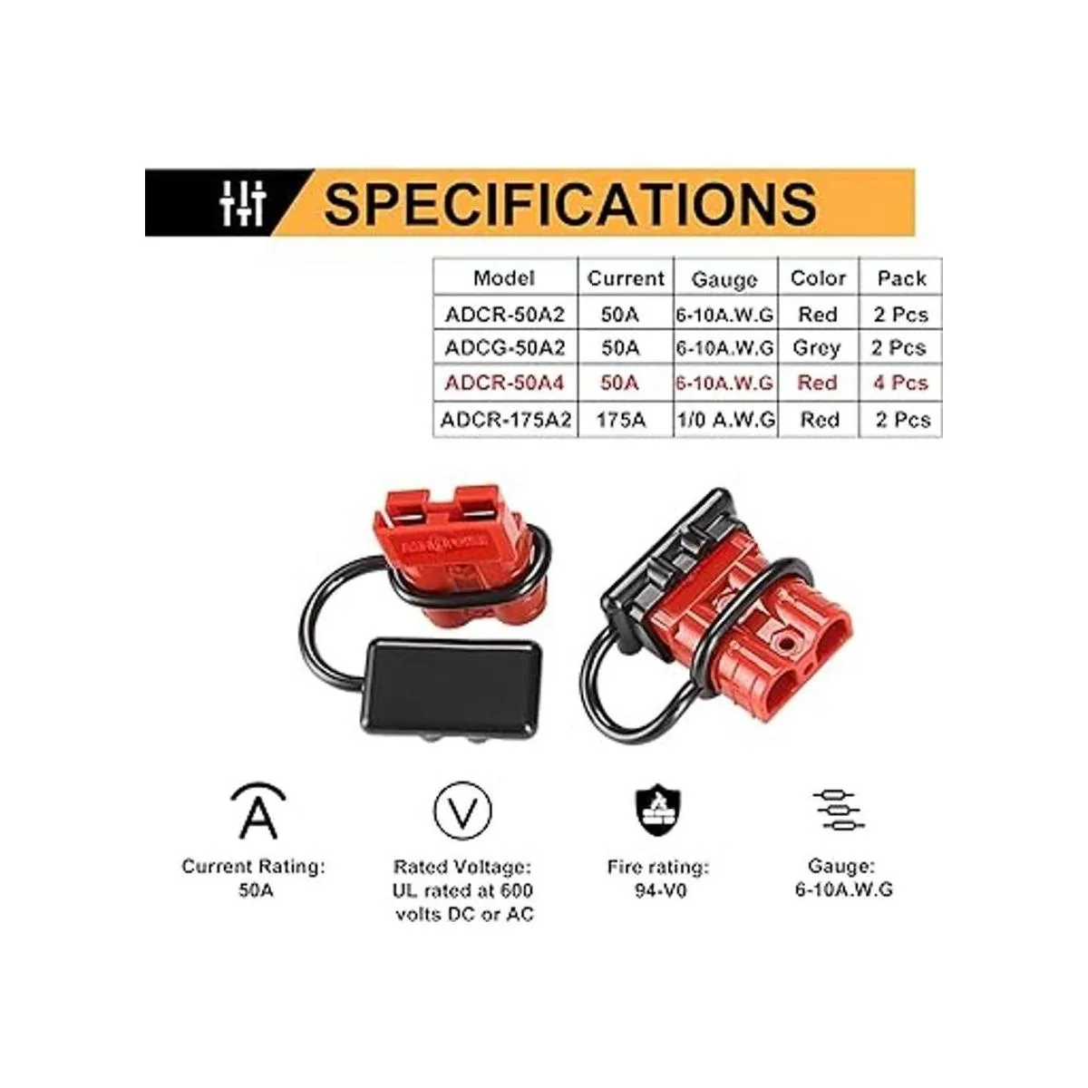 BUNKER INDUST Kit de conexión rápida para cables de_4