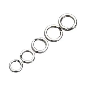 200 unids tamaño surtido anillos partidos pesca señuelo_6